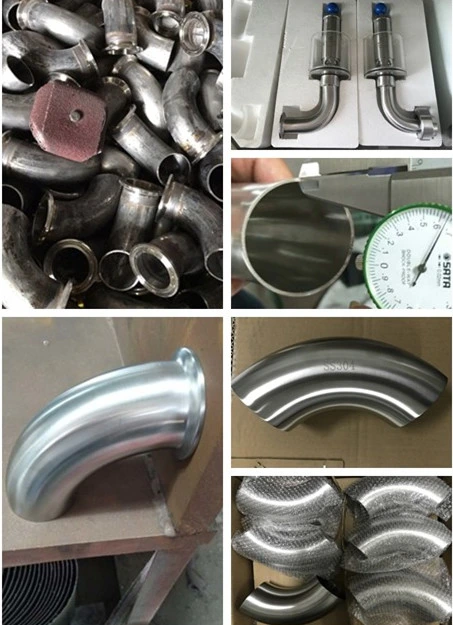 Sanitary Stainless Steel Rjt DIN 11850 11851 SMS ISO 3A Ds Union