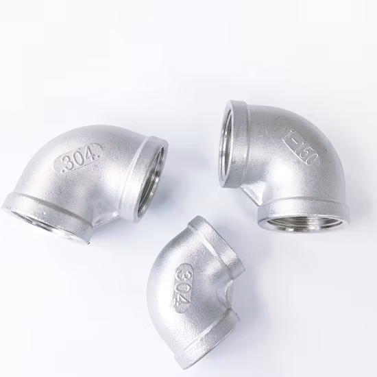Hot Sale Stainless Steel Inox Elbow Pipe Fitting Thread Bsp NPT