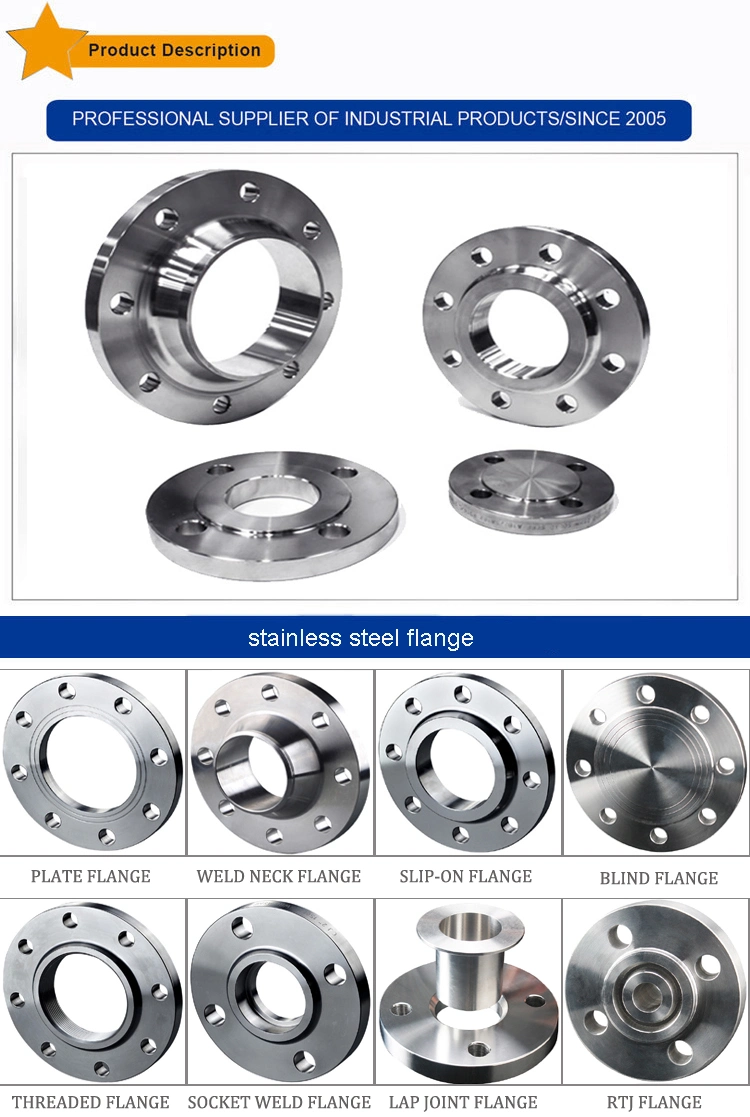 ANSI B16.5 F316/L 304 Forged Stainless Steel Lap Joint Flange Socket Welding Flange for Connection