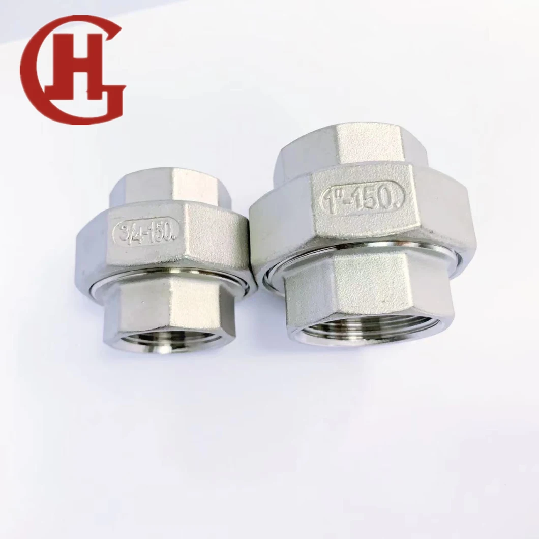 304 Stainless Steel Union, Threaded Connection, Corrosion Resistant