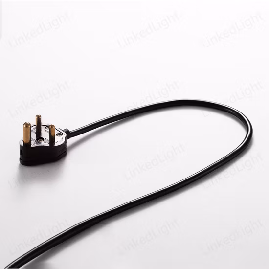 South African 3 Pole Electrical Plug with Wire Cable Cord