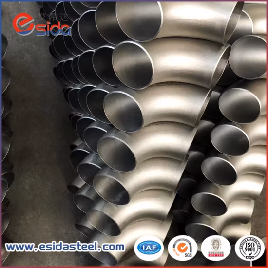DIN Std Sch40 Seamless Customized Stainless Steel Welding Pipe Fitting Elbow