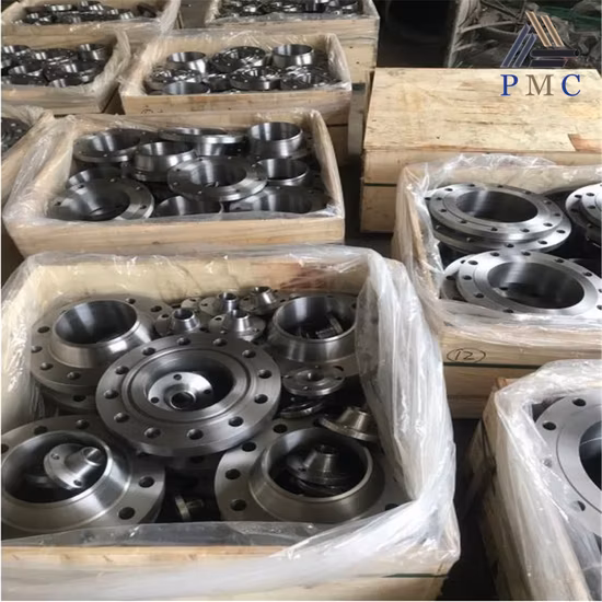 ANSI/DIN/En1092-1 Forged Carbon/Stainless Steel Pn10/16 Welding Neck/Blind/Slip on/Lap Joint/Flat Plate/Socket RF/FF Pipe Flanges