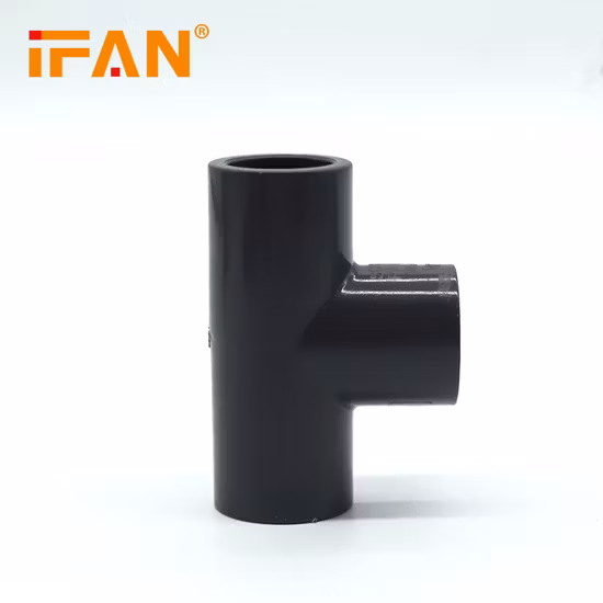 Ifanplus Factory 90 Degree Elbow Sch80 ASTM2467 Types of PVC Elbow PVC Pipe Fittings