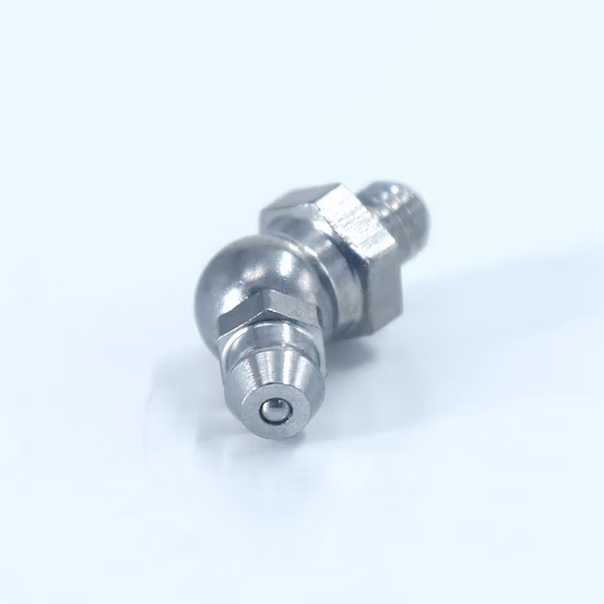 DIN71412 Grease Nipple M6X1 M8X1 M10X1 45 90 180degree with Ball Check for Oil Gun