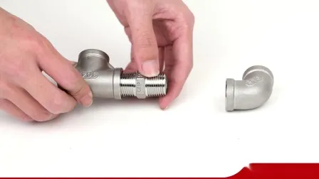 1/2" Stainless Steel Pipe Fitting Thread Screw Hex Nipple